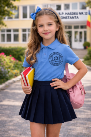 Tricou polo Scoala Gimnaziala 12 B.P. Hasdeu