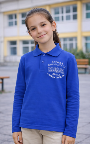 BLUZA MANECA LUNGA SCOALA GIMNAZIALA SĂCELE "ADRIAN GHENCEA"