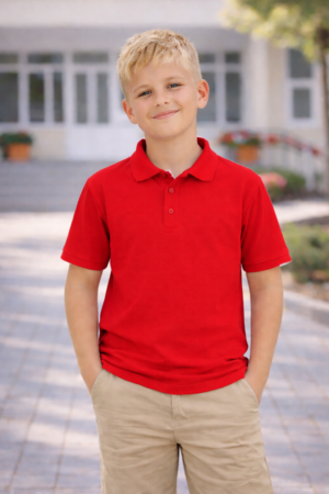 TRICOU POLO ROȘU