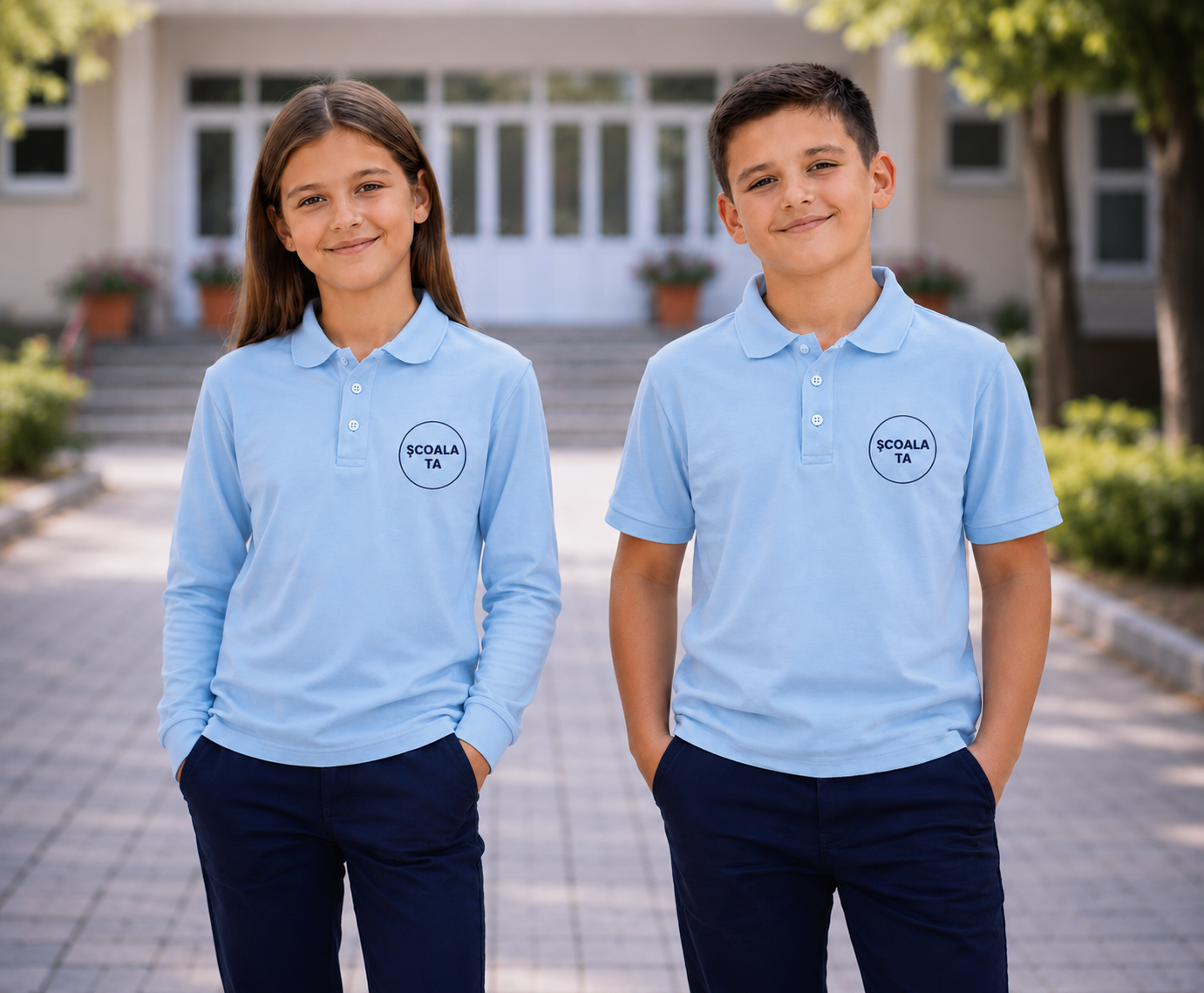 🎓 PACHET STANDARD UNIFORMĂ ȘCOLARĂ – COMPLET & PERSONALIZAT